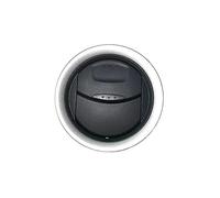 MEXWLOP Car Dashboard Air Vent Outlet Louvre Air-Conditioning Outlet, for Ford, for Fiesta, 2009 2010 2011 2012 2013 2014 S-Max, for Mondeo, MK4 Car Air Vent Grille(BLACK B)