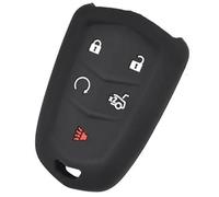 MEXWLOP Car Key Fob, for Cadillac, CT6 ATS CTS XTS SRX 2015-2019 Keyless Silicone Remote Shell Cover Case Jacket Sleeve Protector Car Key Cover