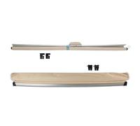 MEXWLOP Car Panorama Sunroof Sunshade Curtain Cover Assembly, for, Q7 2007 2008 2009 2010 2011 2012 2013 2014 2015 Front and Rear Sunroof Sunshade Curtain(Beige Front x Rear)