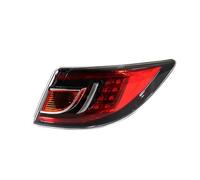 MEXWLOP Car Rear Lights, for Mazda, 6 GH 2009-2012 LED Rear Bumper Light Brake Light Turn Signals Lamp Assembly Rear Fog Light Car Rear Brake Lamp Car Tail Light Indicator(Black RED-OUTSIDE RIG)