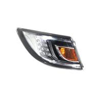 MEXWLOP Car Rear Lights, for Mazda, 6 GH 2009-2012 LED Rear Bumper Light Brake Light Turn Signals Lamp Assembly Rear Fog Light Car Rear Brake Lamp Car Tail Light Indicator(Black WHITE- OUTSIDE LEFT)