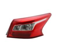MEXWLOP Car Rear Lights, for NISSAN, For Sentra 2016 2017 2018 Warning Brake Stop Fog Lamp Turn Signal Light LED Rear Tail Light Car Rear Brake Lamp Car Tail Light Indicator(Black RIGHT)