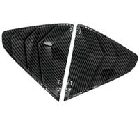 MEXWLOP Car Rear Louver Window Cover Sticker, for, for Tiida Hatchback 2012-2016 Car Side Vent Louvre Overlay