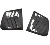 MEXWLOP Car Rear Louver Window Cover Trim, for Kia, for Sportage Kx5 2016 2017 2018 2019 Car Side Vent Louvre Overlay(BLACK Carbon)