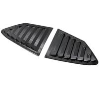 MEXWLOP Car Rear Louver Window Trim Sticker, for Ford, for Focus 2019-2023 Car Side Vent Louvre Overlay(BLACK Carbon)