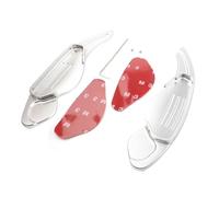 MEXWLOP Car Steering Wheel Shift Paddle Extension, for Land Rover, for Discovery 4 5 LR2 LR4 L405, for Jaguar, XF XJ F-Pace X250 X761 X351 Car Paddle Shifter Replacement(Black Silver)