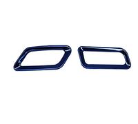 MEXWLOP Car Styling AC Outlet Trim Refit Air Outlet Frame Decoration Stickers Covers, for Volvo, XC60 2011-2017 Auto Interior Accessories Air Vent Trim(S Blue)