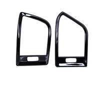 MEXWLOP Car Styling AC Outlet Trim Refit Air Outlet Frame Decoration Stickers Covers, for Volvo, XC60 2011-2017 Auto Interior Accessories Air Vent Trim(L Black)