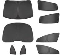 MEXWLOP Car Sun Shades Custom-Fit Privacy Sunshade, for Tesla, for Model 3 Y S X 2023 2024 Car Side Window Sun Shade Skylight Blind Shading Front Rear Windshield Car Window Shades(MS Rear Trunk New) A