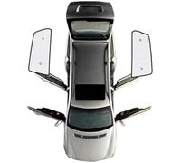 MEXWLOP Car Sun Shades, for VW, for Golf, Mk7, for Golf, 7 2015-2021 Car Full Coverage Sunshades Auto Windshield Window Visor Sun Protection Accessories Car Window Shades(Rear sunshades) Automotive Su
