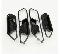 MEXWLOP Car Trim Strip Line, for Tiguan, 201-2021 2022 Carbon Fiber Look Inner Side Car Door Handle Pull Bowl Cover Trim Interior Accessories Car Dashboard Trim Strip(Black Carbon Fiber Look)