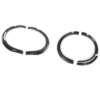 MEXWLOP Car Wide Bodykit Fender Flares Arch Wheel Eyebrow Lip Protector Trims, for Tesla, Model Y 2021 2022 2023 Car Fender Flare(Carbon fiber pattern)