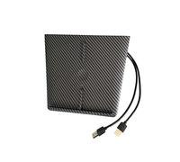 MEXWLOP Carbon Fiber Wireless Charger Mount Phone Stand Qc3 Dual USB Ports Phone 11 Center Console Accessories, for, for Tesla, Model 3 Car Wireless Charger(Carbon fiber)