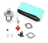 MEXWLOP Carburetor With Air Filter Spark Plug Gaskets Kit Lawn Mower Engines Tractor Carb Replacement Parts 699831 Carburetor Kit