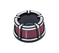 MEXWLOP Clear Air Cleaner Filter Kit Contrast, for Harley, XL Sportster 883 1200 Softail Dyna Touring Big-Twin Twin Cam FLT FLST FXDLS M8 Motorcycle Air Filter Replacement(RED Air Filters C)