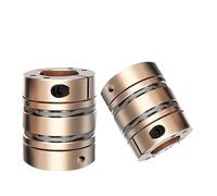 MEXWLOP Cnc Motor Diaphragm Couplings D45l55 Double Disc Clamp Type Flexible Shaft Coupler Coupler Oldham Couplings(20x20)