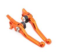 MEXWLOP CNC Pivot Brake Clutch Levers, for EXC 250 300 350 400 450 500 505 525 XC-W SX Motorcycle Accessories Dirt Pit Bike Off-Road Motorcycle Brake Lever(Without Logo)