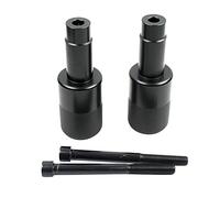 MEXWLOP Crash Collision Protector Motorcycle Black Frame Sliders Falling Cap Cover Protection, for HAYABUSA, GSXR 1300 2008 2009 Motorcycle Frame Slider