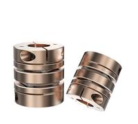 MEXWLOP D26l35 4 14mm Shaft Double Disc Coupler High Precision Aluminum Flexible Coupling Coupler Oldham Couplings(5x5)
