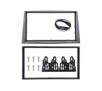 MEXWLOP Double 2 Din Car Radio Fascia Dash Installation Trim Kit Face Plate Bezel, for Opel, Astra Antara Corsa Zafira Car Radio Trim Panel(173x98mm)