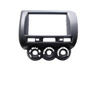 MEXWLOP Double Din Radio Fascia, for JAZZ, LHD for RHD CD GPS DVD Stereo Panel Headunit Dash Mount Installation Trim Kit Frame Car Audio Trim(Right wheel,178X102 mm)