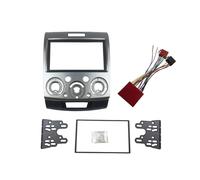 MEXWLOP Double Din Stereo Panel, for Ford, for Everest, 2006+ Ranger 2006-2010, for Mazda, BT 50 2006-2011 Fascia With ISO Wiring Harness Trim Kit Face Frame Car Audio Trim(173X98 mm)