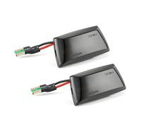 MEXWLOP Dynamic Turn Signal Light Sequential Blinker Lamp, for Opel, Astra H Zafira B Corsa D Insignia A Meriva B, for Chevrolet, for Cruze, Turn Signal Light(Black)