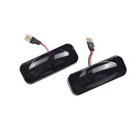 MEXWLOP Dynamic Turn Signal Light Side Fender Marker Lamp, for Opel, Omega B Stufenheck Caravan 1994-2003 Turn Signal Light(2PCS Smoked Black)