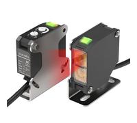 MEXWLOP E3jk-tr12 Square Photoelectric Sensor Through-beam 24-240v Ac/dc Universal Relay Output Diffused Photoelectric Switch Proximity Sensor(E3jk-tr11)