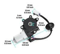 MEXWLOP Electric Window Regulator, for Infiniti, for G35, for Coupe 2003 2004 2005 2006 2007 Front Left Right Power Window Regulator Lift Motor 80731CD001 80730CD001 Power Window Regulator(Front-right