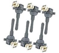 MEXWLOP Engines Ignition Coil 12137703359 Car, for BMW, 3 5 7 8 1.8L 2.0L .5L 4. E31 E32 E34 E36 E38 M42 M50 M52 M60 M62 S38 S50 Ignition Coil(BLACK 6 Pieces)