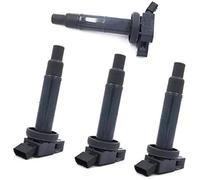 MEXWLOP Engines Ignition Coil Car 90919-02266 90919-02243 90919-02244, for Toyota, for Avensis, for Camry, for Estima, for Picnic, for RAV4 Ignition Coil(BLACK Rear Right)
