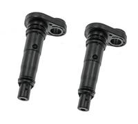 MEXWLOP Exhaust PCV Valve, for Accord, for Acura, Saturn Odyssey Pilot TL Vue 3.5L 3.0L V6 17130RCAA01 17130-RCA-A02 17130RCAA02 Pcv Valve Replacement(Black 2 PCS)