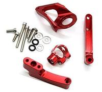 MEXWLOP Fiber Carbon Stabilizer Motorcycle, GSX1300R, for HAYABUSA, 1998-2019 Dampers Mount Bracket Support Kit Motorcycle Steering Damper(BLACK 6)