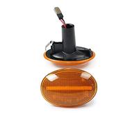 MEXWLOP Flowing Turn Signal Light Dynamic Side Marker Side Indicator Blinker, for, for MINI, Cooper R55 R56 R57 R58 R59 2007-2013 Turn Signal Light(Flowing yellow)
