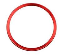 MEXWLOP , for, A3 A4 A5 A6 Q3 Q5 Q7 S3 S4 S5 S6, Auto Car Steering Wheel Trim Ring Stickers Aluminium Alloy Sticker Accessories Steering Wheel Trim Sticker(Red)