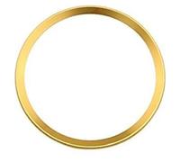MEXWLOP , for, A3 A4 A5 A6 Q3 Q5 Q7 S3 S4 S5 S6, Auto Car Steering Wheel Trim Ring Stickers Aluminium Alloy Sticker Accessories Steering Wheel Trim Sticker(Gold)