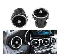 MEXWLOP for Benz, Glc C Class W205 Car Ont Dashboard Central Air Conditioner Ac Vent Grille Complete Assembly, for Mercedes, W253 Car Air Conditioning Outlet Grille(Middle 3)