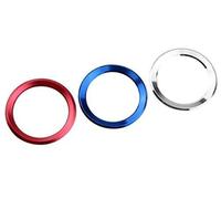 MEXWLOP , for BMW, 1 3 4 5 7 Series M3 M5 GT3 E81 E87 F30 34 F10 GT5 X1 X3 X5 X6, Car Steering Wheel Center Ring Cover Trim Sticker Steering Wheel Trim Sticker