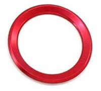 MEXWLOP , for BMW, X1/X3/X5/X6 1/3/4/5/7 Series, 1pcs Car Styling Steering Wheel Decoration Circle Cover Sticker Accessories Steering Wheel Trim Sticker(Red)