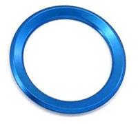MEXWLOP , for BMW, X1/X3/X5/X6 1/3/4/5/7 Series, 1pcs Car Styling Steering Wheel Decoration Circle Cover Sticker Accessories Steering Wheel Trim Sticker(Blue)
