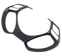 MEXWLOP , for C-HR CHR C HR 2016 2017 2018 2019, Car Steering Wheel Sequins Sticker Trim Cover Interior Moulding Accessories Steering Wheel Trim Sticker(BLACK A Carbon fiber)
