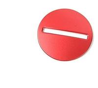 MEXWLOP , for Chevrolet, for Camaro, 2017 Up, ABS Car Interior Steering Wheel Decoration Cover Trim Stickers Car Accessories Styling Steering Wheel Trim Sticker(Red)