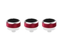 MEXWLOP For Ford, for Focus, 2 3, for Mondeo, 3Pcs Car Air Conditioning Knob Stylish Car Air Conditioning Control Switch Knob Auto Air Vent Switch Dial(Red)