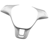 MEXWLOP, for Golf, 7 GTI MK7, for Polo, 2014 2015, for Jetta, MK6 2015 2016, Car Steering Wheel Cover Trim Sticker Accessories Steering Wheel Trim Sticker(Black Matte Silver)