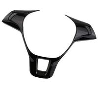 MEXWLOP, for Golf, 7 GTI MK7, for Polo, 2014 2015, for Jetta, MK6 2015 2016, Car Steering Wheel Cover Trim Sticker Accessories Steering Wheel Trim Sticker(Black ABS Black)