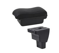 MEXWLOP For Hyundai, I10 Car Armrest Box Central Storage Box With USB Center Console Storage Box Leather Organizer Box Car Car Armrest(BLACK A1 No USB)