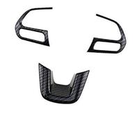 MEXWLOP , for Jeep, Compass 2017 2018 Renegade 2015 +, Auto Carbon Fiber Car Interior Steering Wheel Protection Trim Cover Stickers Steering Wheel Trim Sticker