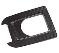 MEXWLOP , for Land, for Rover, Discovery Sport 2015-18, Black Stainless steel Center Console Frame Decoration Cover Trim Car interior Steering Wheel Trim Sticker(BLACK gear panel)