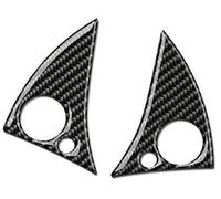 MEXWLOP , for Mercedes-Benz, W204 2007-10 C Class, Carbon Fiber Car Modification Interior Button Stickers Steering Wheel Car Buttons Cover Steering Wheel Trim Sticker